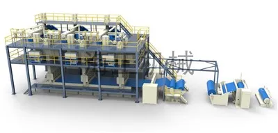 SSS spunbond nonwoven dúkgerð vél